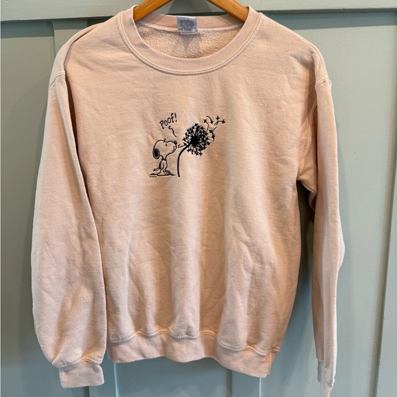 Embroidered Snoopy Sweatshirt - Picture 1 of 4